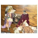 Display Box with Animal People Dollhouse Miniatures