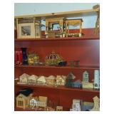 Lot of (4 Shelves) Dollhouse Miniatures