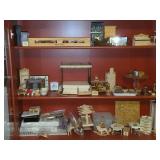 Lot of (3 Shelves) Dollhouse Miniatures