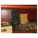 Lot of (3 Shelves) Dollhouse Miniatures