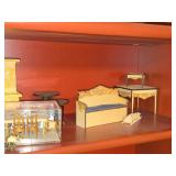 Lot of (3 Shelves) Dollhouse Miniatures