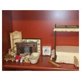 Lot of (3 Shelves) Dollhouse Miniatures