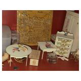 Lot of (3 Shelves) Dollhouse Miniatures