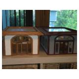 Lot of (2) Dollhouse Miniature Display House