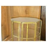 Octagon Glass Display Shelf
