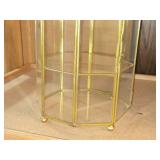 Octagon Glass Display Shelf