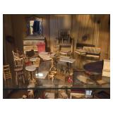 Cabinet of Dollhouse Miniatures