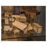 Cabinet of Dollhouse Miniatures