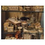 Cabinet of Dollhouse Miniatures