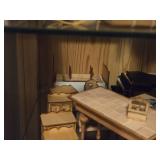 Cabinet of Dollhouse Miniatures