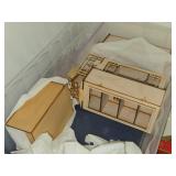 Dollhouse Miniatures - Dressers, Hutch, Radiators