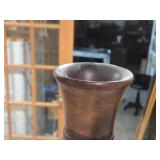 Handcarved Wooden Vase