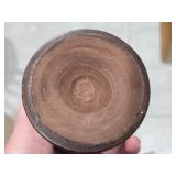 Handcarved Wooden Vase