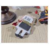 (2) Candy Design (Norway) Figures, (2) Candy Design (Norway) Hanging Figures, (1) Nord Souvenir Troll Magnet