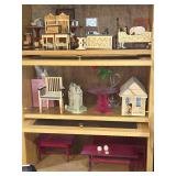Lot of (3 Shelves) Dollhouse Miniatures