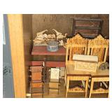 Lot of (3 Shelves) Dollhouse Miniatures