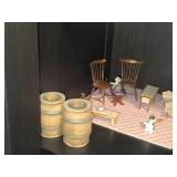 Lot of (1 Cabinet) Dollhouse Miniatures