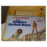 Lot of (2) Star Wars Empire Strikes Back Books - Full Color Photograph Book + Pop-Up Book