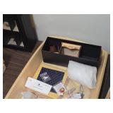 Lot of (1 Section) Dollhouse Miniatures and Display Cabinets