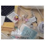 Lot of (1 Section) Dollhouse Miniatures and Display Cabinets
