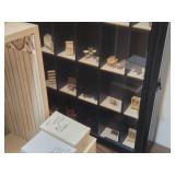 Lot of (1 Section) Dollhouse Miniatures and Display Cabinets