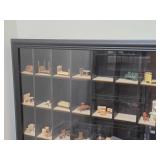 Lot of (1 Section) Dollhouse Miniatures and Display Cabinets