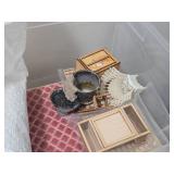 Lot of (1 Section) Dollhouse Miniatures and Display Cabinets