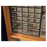 Lot of (2) Parts Organizer Cabinets