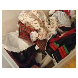 (2) Handmade Norwegian Dolls, (1) Porcelain Norwegian Doll, Extra Doll Dresses