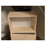 Lot of (5) Wood Display Case / Shadow Box