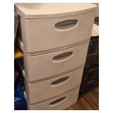 4-Drawer Plastic Storage Cabinet
