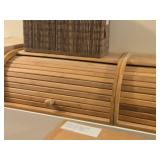 Lot of (2) Roll-Top Bread Boxes