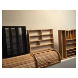 Lot of (3) Display Shelves