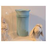 Lot of (7) Ceramic Figures, Vases, Tea Pot, Mug