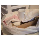 Lot of (12) White Coffee Mugs