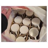 Lot of (12) White Coffee Mugs