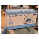 Household Steam and Dry Iron (in original packaging)
