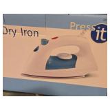 Household Steam and Dry Iron (in original packaging)
