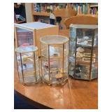 Lot of (3) Glass Displays
