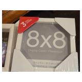 White Ikea Cube Storage + (5) White Shadow Boxes