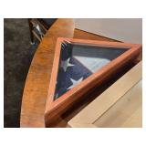 (3) Shadow Boxes + (1) Flag Display Case
