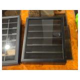 Lot of (2) Mult-shelf Shadow Boxes
