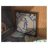 Lot of (1 Shelf) Tile Art Work (assorted)