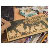 Lot of (1 Shelf) Tile Art Work (assorted)