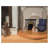 Lot of (1 Shelf) Dollhouse Miniatures and Display Boxes