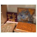 Lot of (1 Shelf) Tile Art Work (assorted)