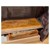Lot of (1 Shelf) Tile Art Work (assorted)