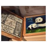Lot of (1 Shelf) Tile Art Work (assorted)