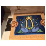 Lot of (1 Shelf) Tile Art Work (assorted)