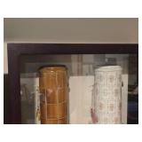 Lot of (2) Display Boxes with Dollhouse Miniatures